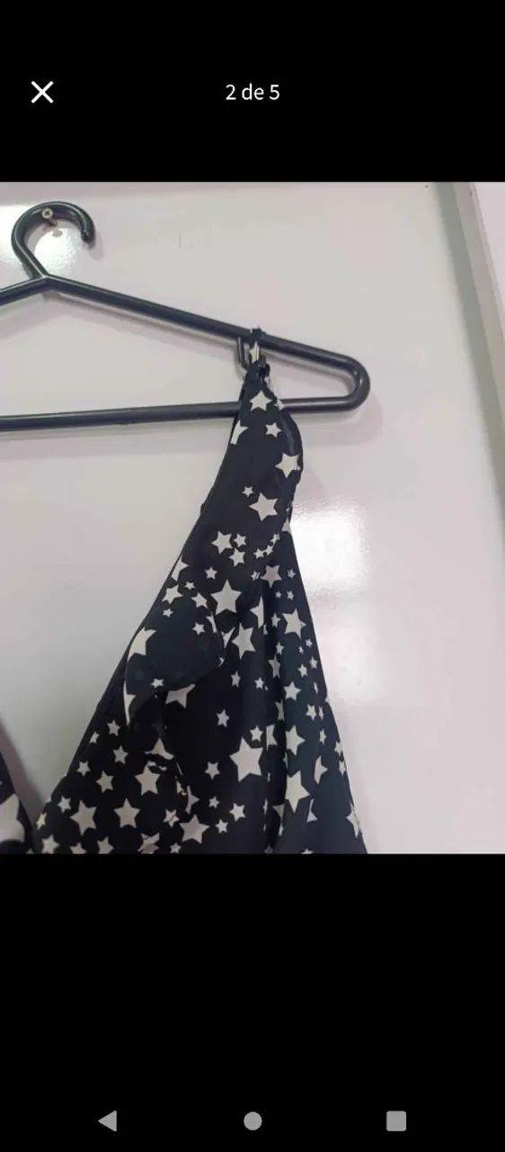 Vestido soltinho estrelas tamanho P - Foto 2