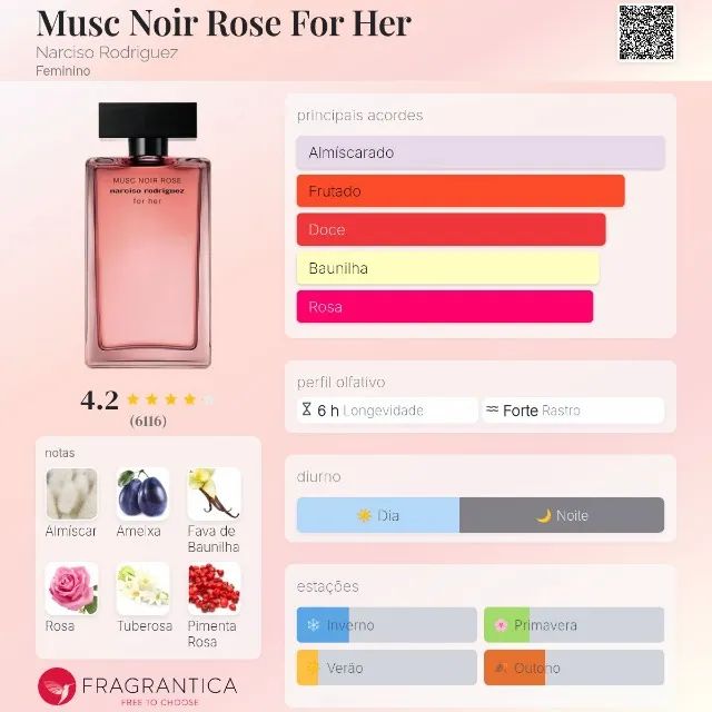 Perfume Narciso Rodriguez Musc Noir Rose For Her 100 ml - Foto 2