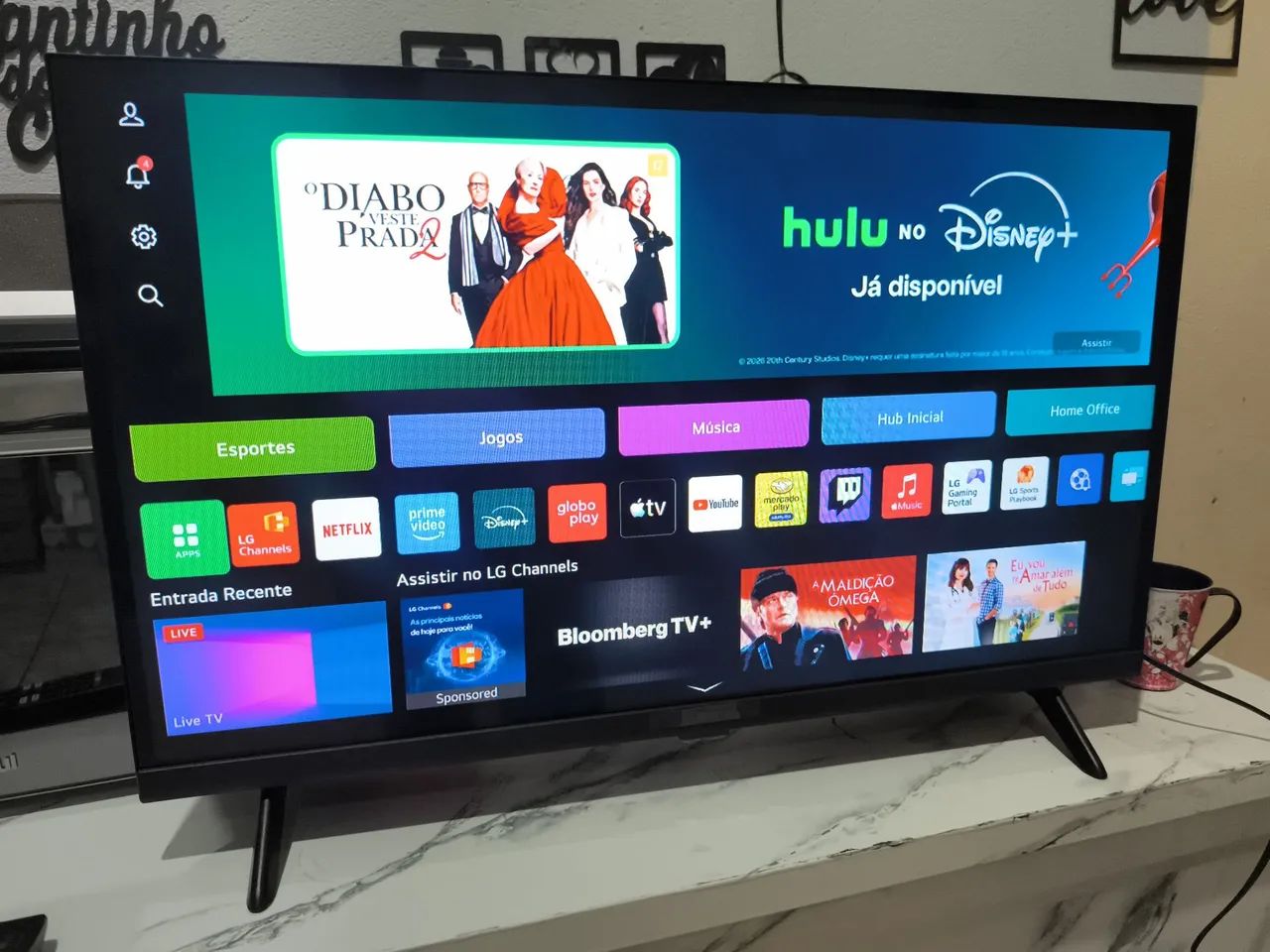 SMART TV LG 32 COM GARANTIA NOTA E CAIXA  - Foto 2