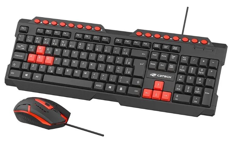 KIT TECLADO + MOUSE GAMER C3TECH GK-20BKV2 - Foto 5