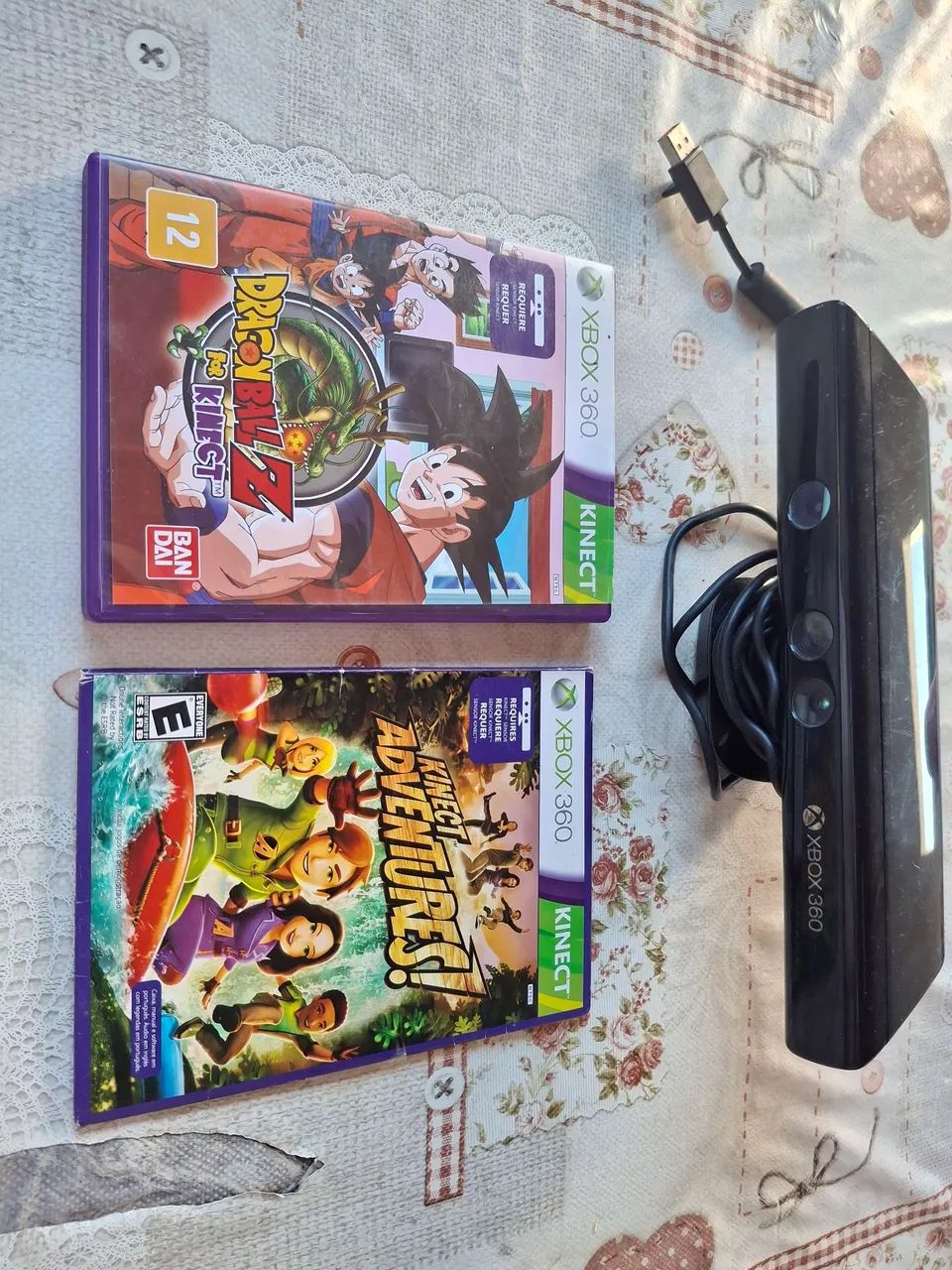 Kinect Xbox 360 + 2 Jogos