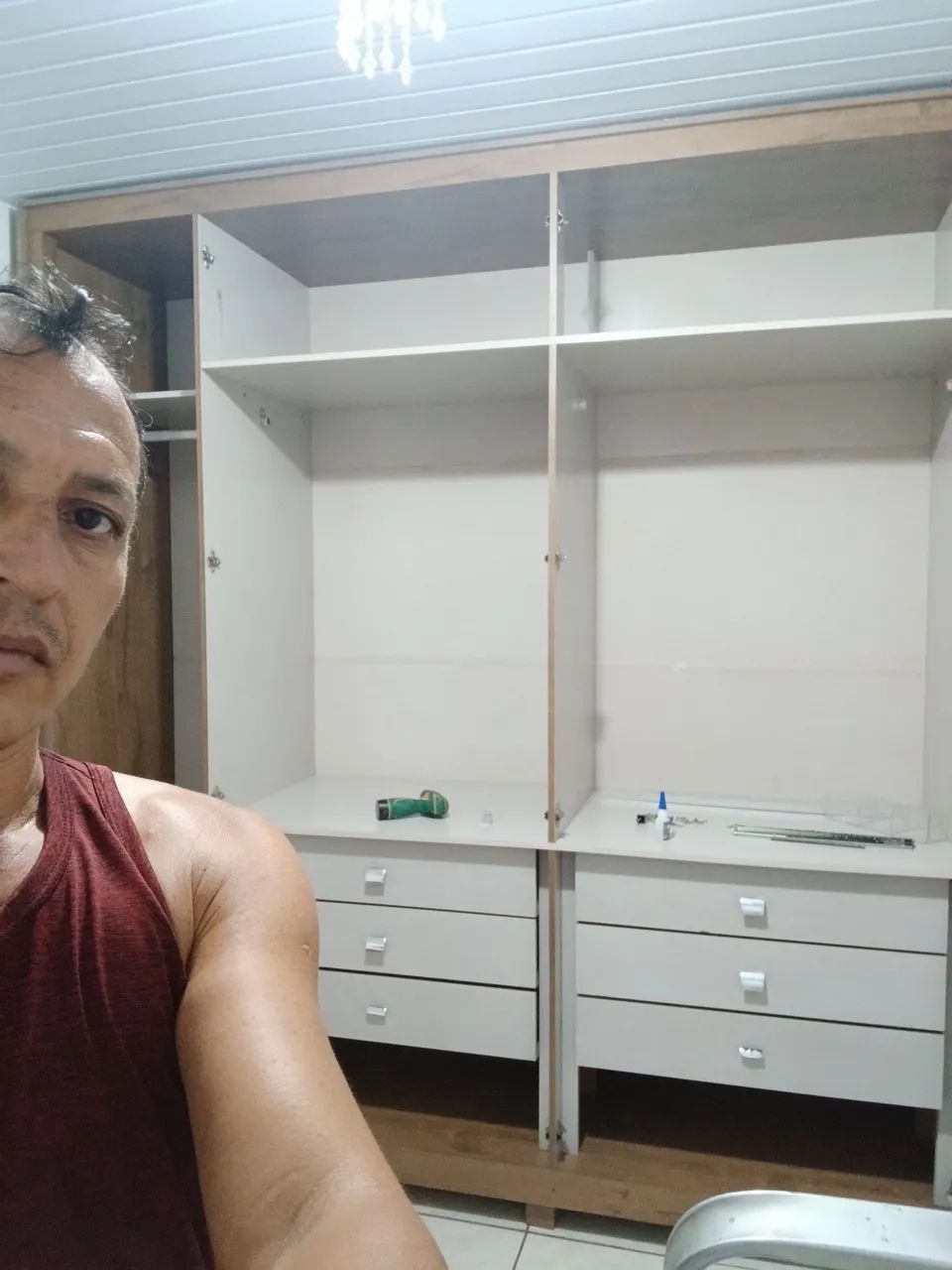 Guarda roupa desmontagem transporte e remontagem 