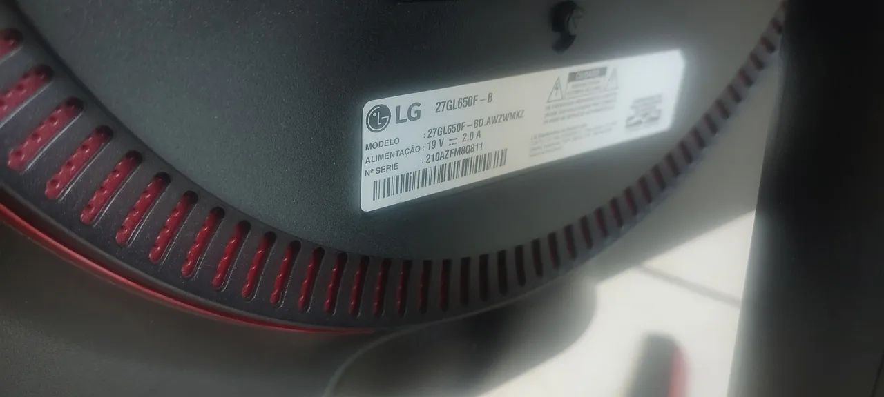 monitor lg ultragear 144hz 27 polegadas - Foto 5
