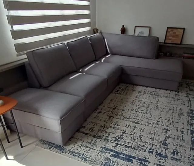 Sofá em Módulos Cinza - Foto 4