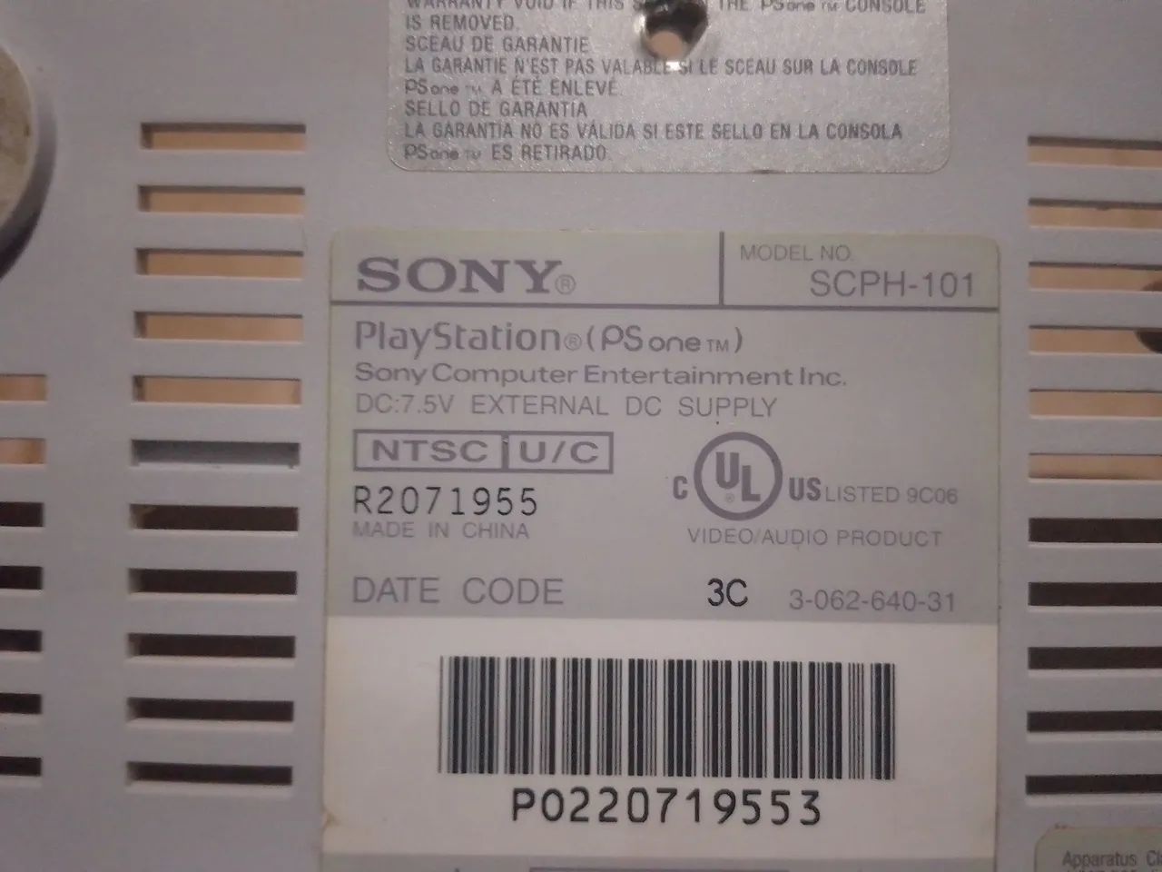 Placa-Mãe Original PSone Modelo 101 - RARA - Para Reparo - Foto 4