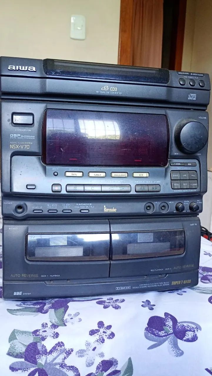 Som Aiwa caixas - Foto 5