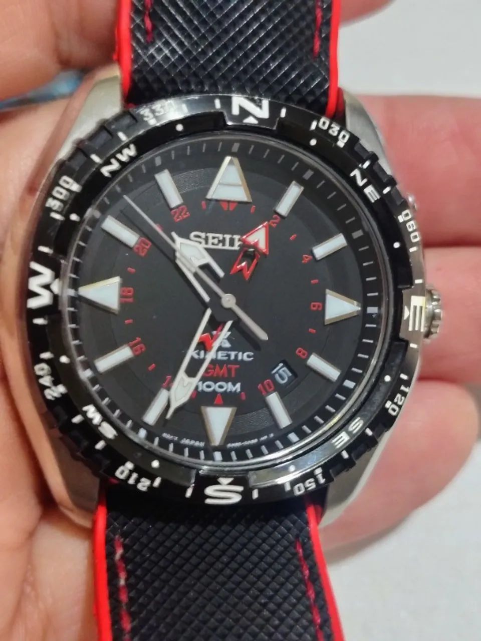 RELOGIO SEIKO KINECT GMT  - Foto 4