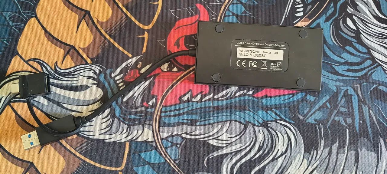 adaptador wavlink display link hdmi 4k