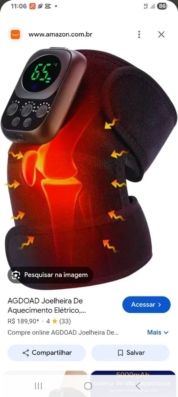 Mas elevado de braço  e joelho 
