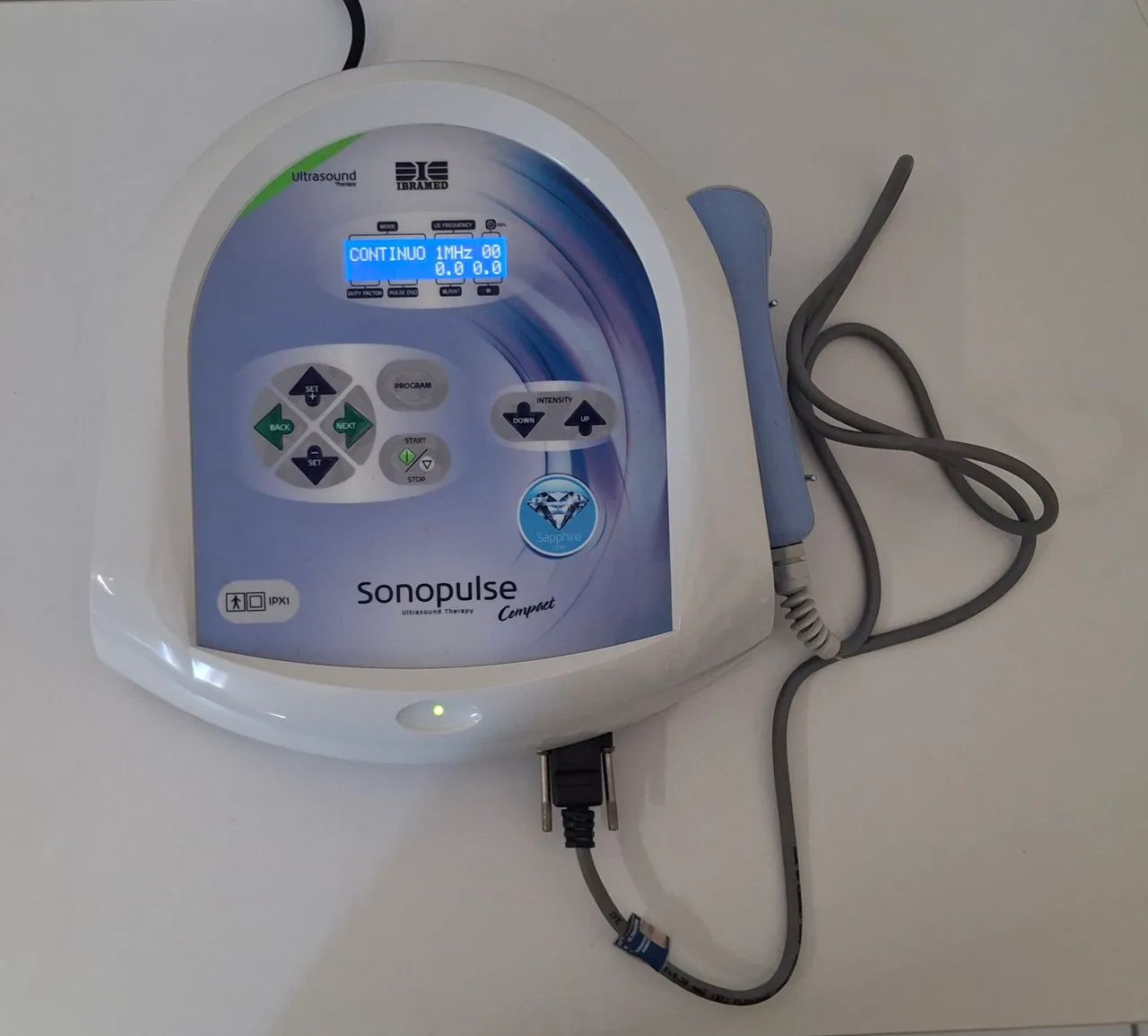Ultrassom Sonopulse Compact Ibramed 1MHz + Bolsa de Transporte (Impecável)