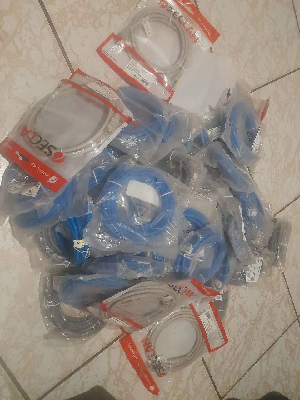 Cabo cat6 e 54 pach cord 2,5 cat6 - Foto 2