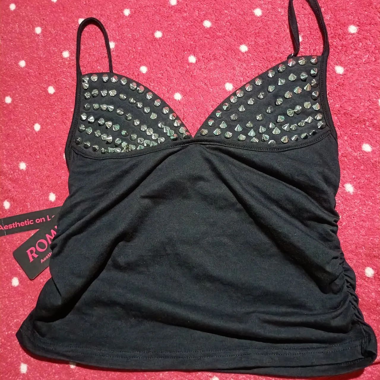 Blusa Preta com Spike metálico  - Foto 2
