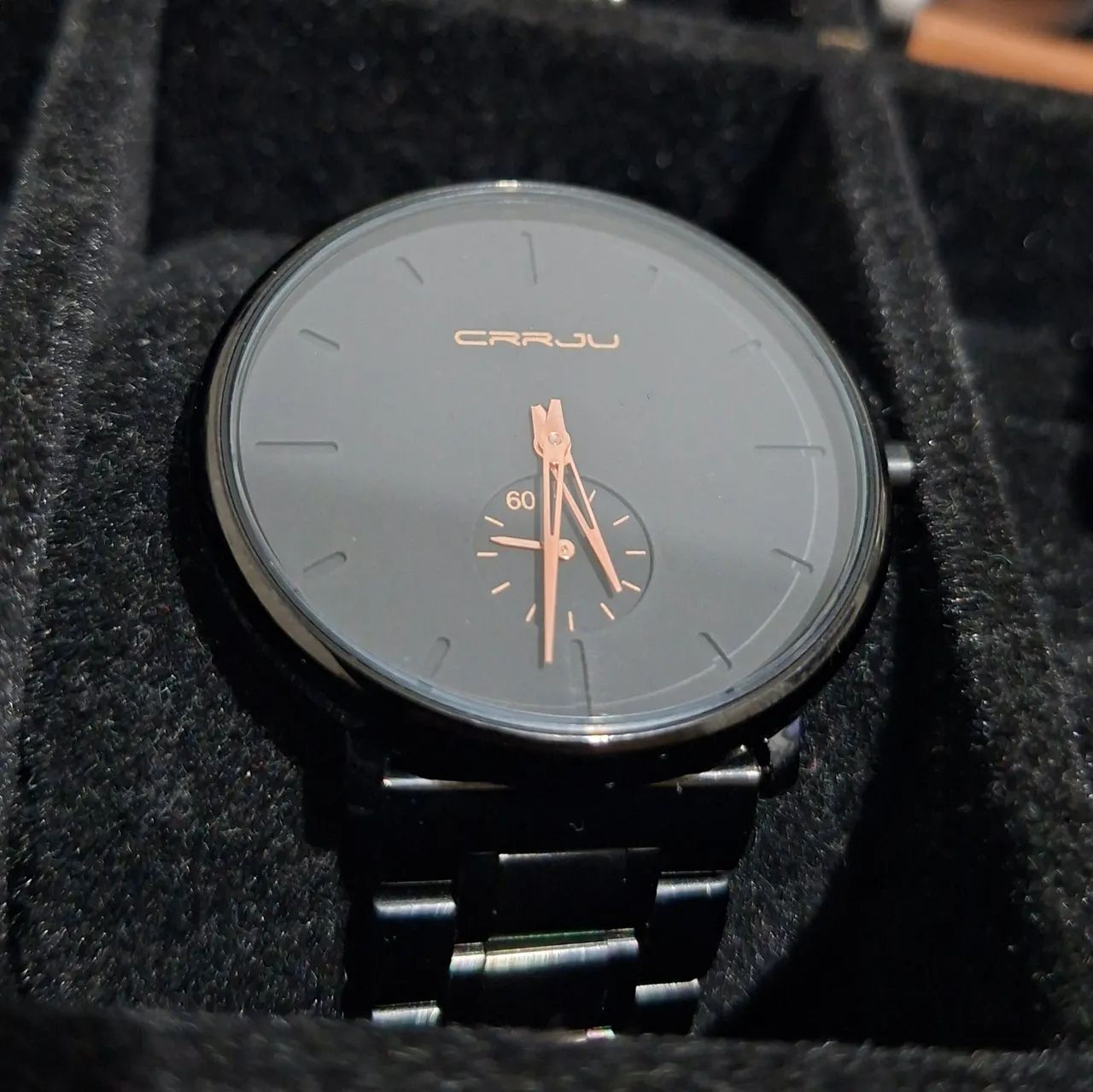Relógio Black com detalhes Rose Gold - Foto 3