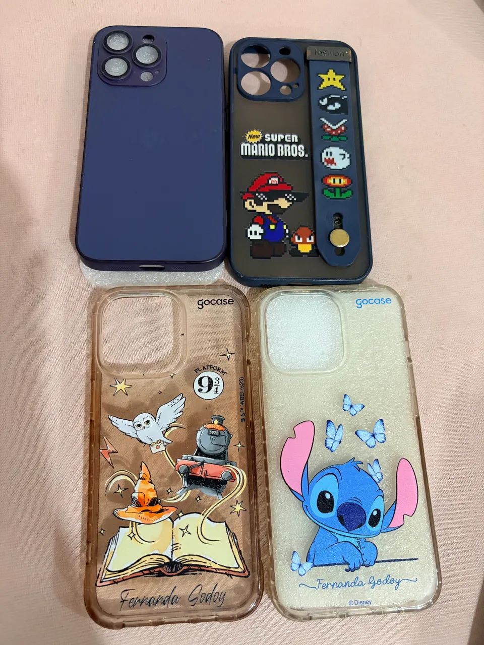 4 capinhas case iPhone 13 Pro 