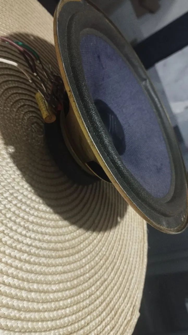 Alto-Falante Woofer Azul escuro da Gradiente Modelo Raro 8 Polegada 80W RMS R$:80 Reais - Foto 2