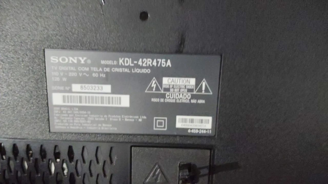 TV Sony Bravia 42" - Tela Roxa / Com Defeito - Foto 2