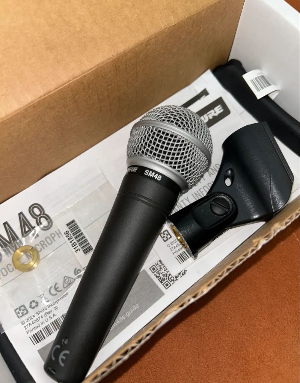 Microfone shure sm 48 profissional  - Foto 2