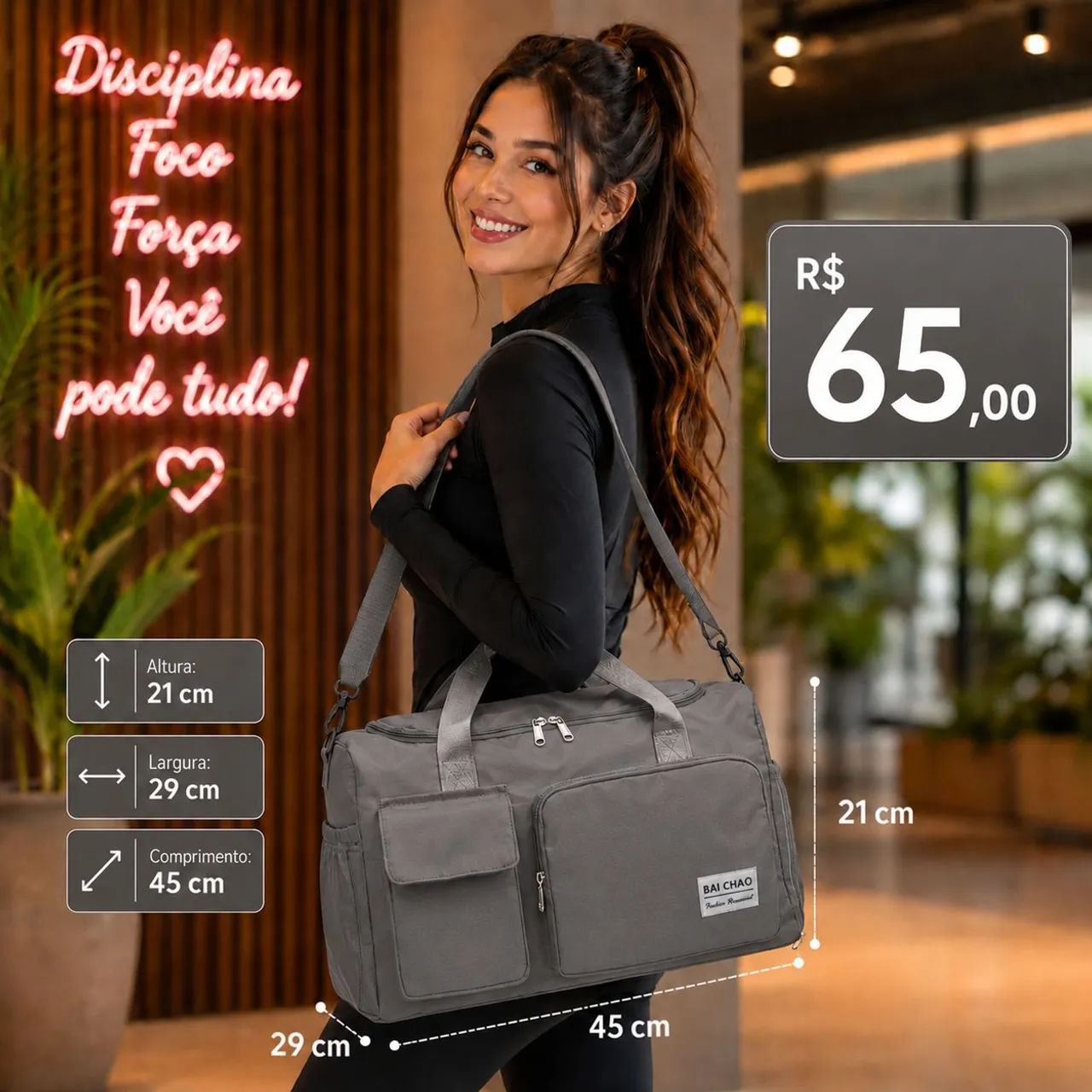 Bolsa de viagem/ academia  - Foto 3