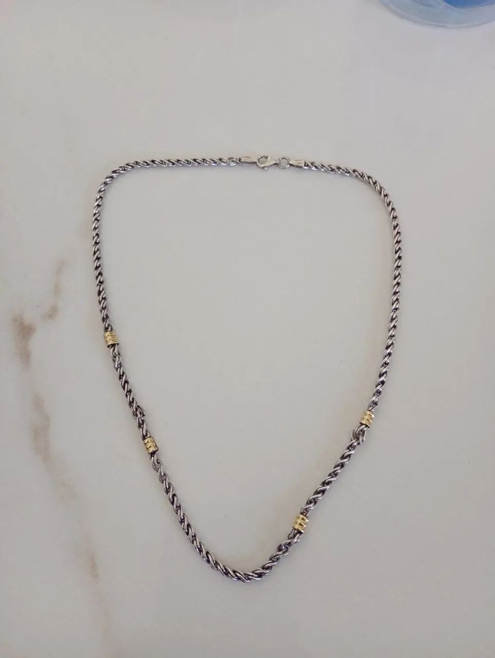 Vendo colar de prata qualidade da prata 925, feminino  - Foto 3
