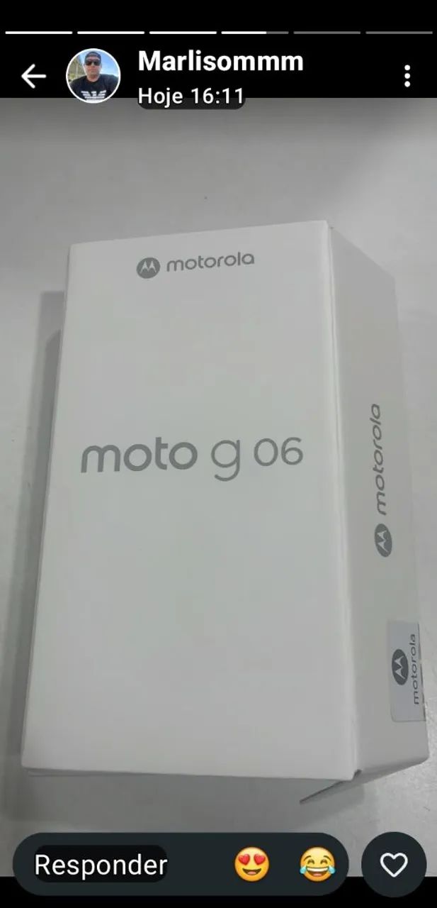 Celular  moto g 6 novo 