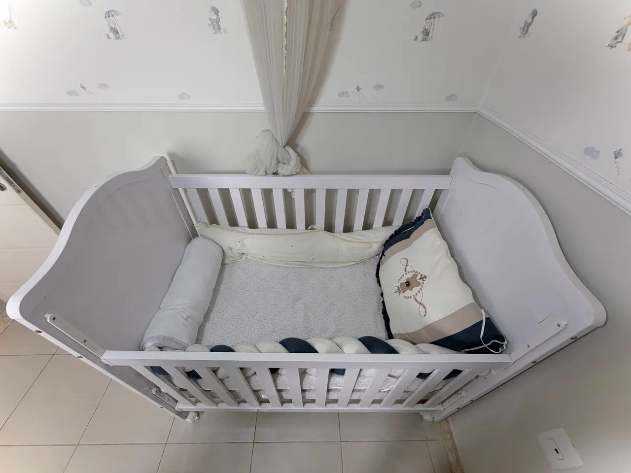 Berço e cortinado - Foto 4