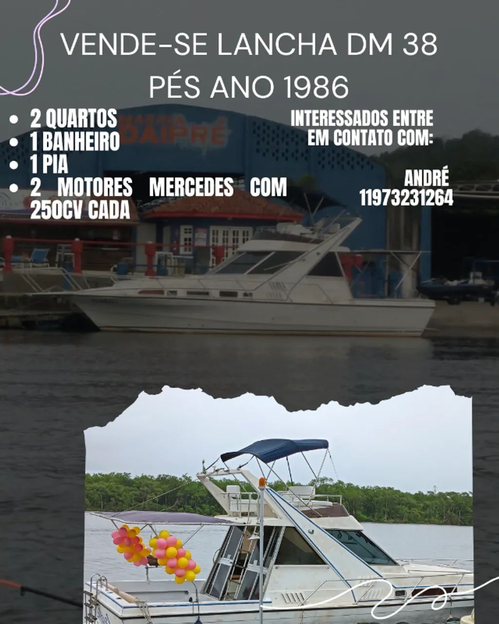 Vende-se lancha DM