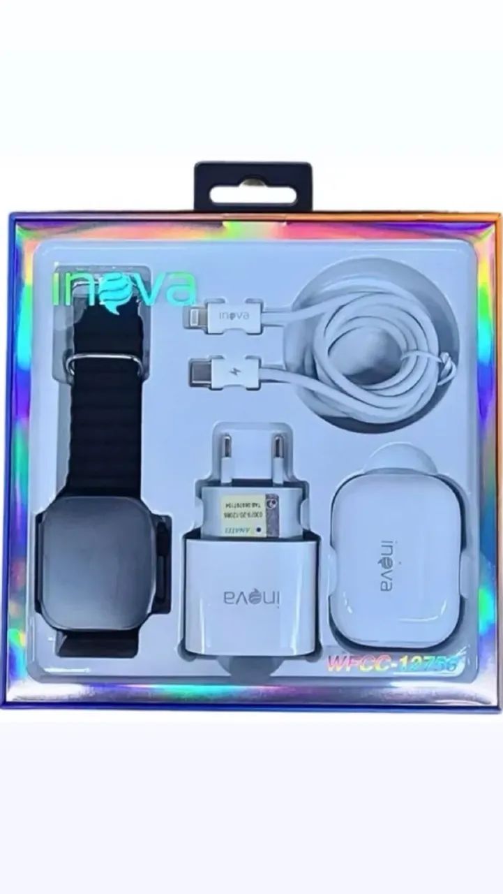 Kit perfeito Smartwatch + fone  - Foto 2