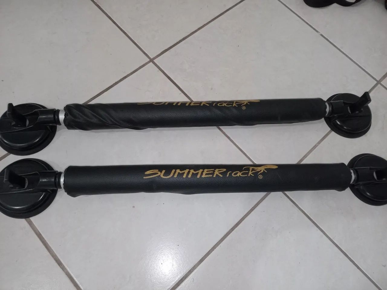 Rack portátil para carro com par de fita.