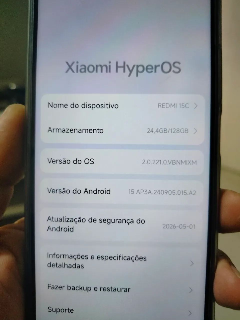 Celular redmi 15c