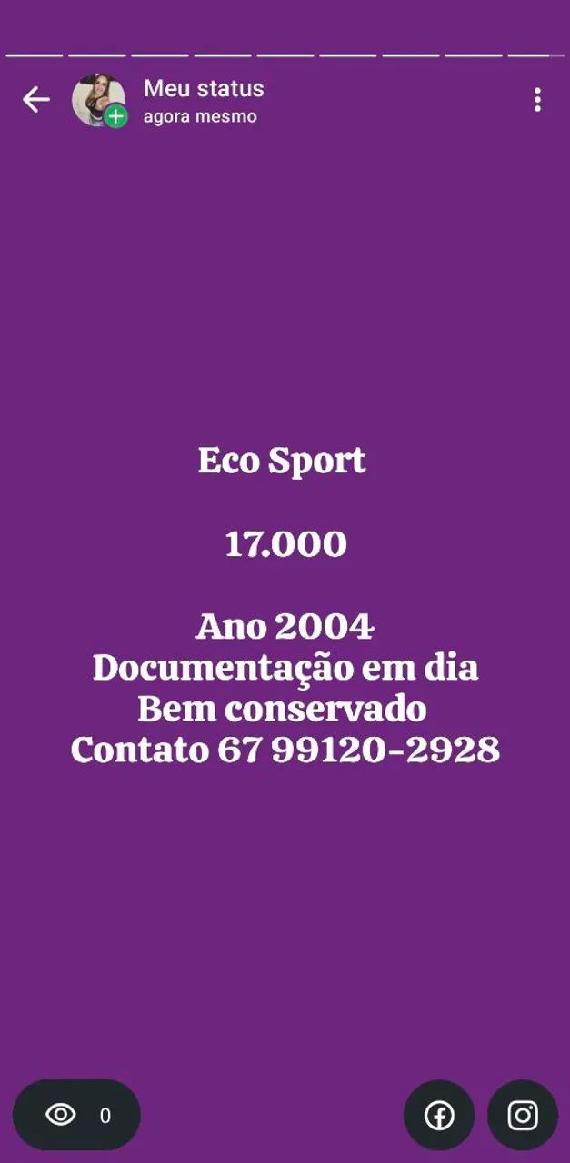 Ford Ecosport XLT 1.6/ 1.6 Flex 8V 5P 2004
