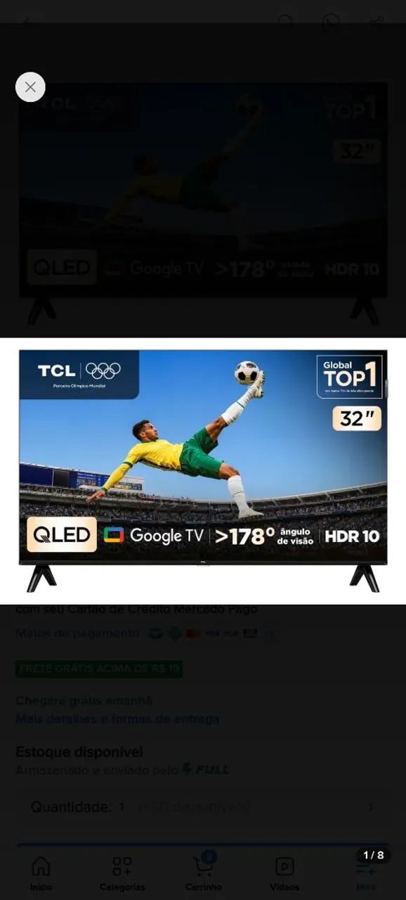 Tv 32 polegadas tcl - Foto 5