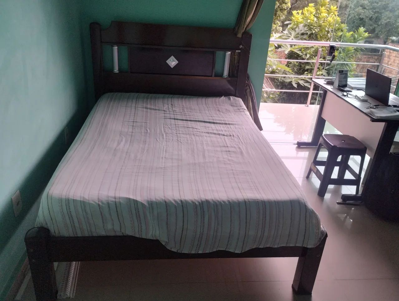 Cama de casal completa,em bom estado de conservação! - Foto 4