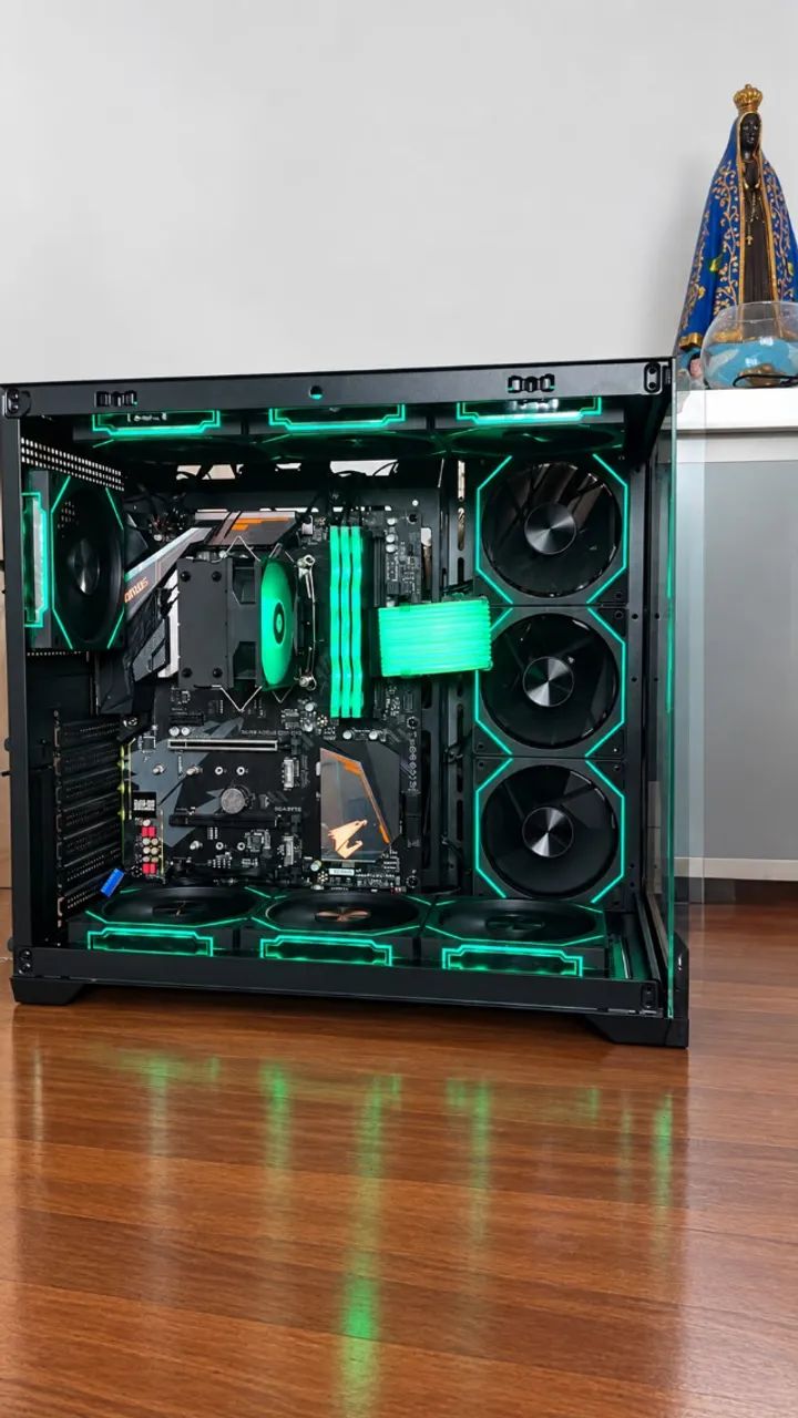 Kit 10 fans + Controladora ARGB - Preto ou Branco - Reverse e Forwards - Foto 5