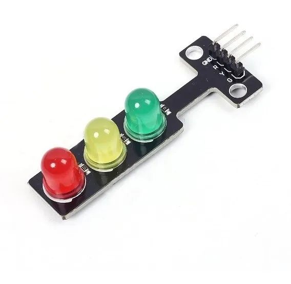 arduino Módulo Led 8mm Semáforo Farol Sinal Transito - Foto 4