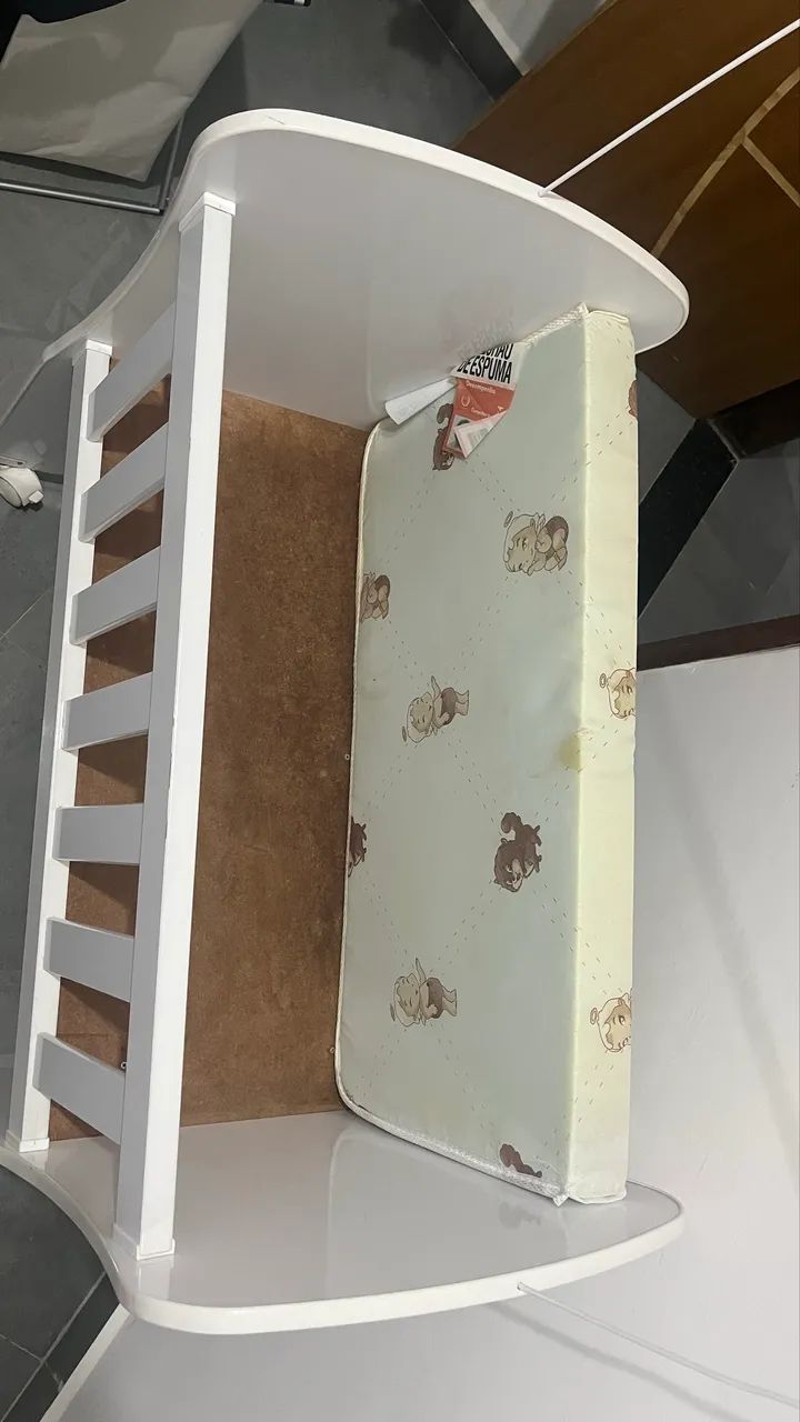Mini berço + colchão  - Foto 2