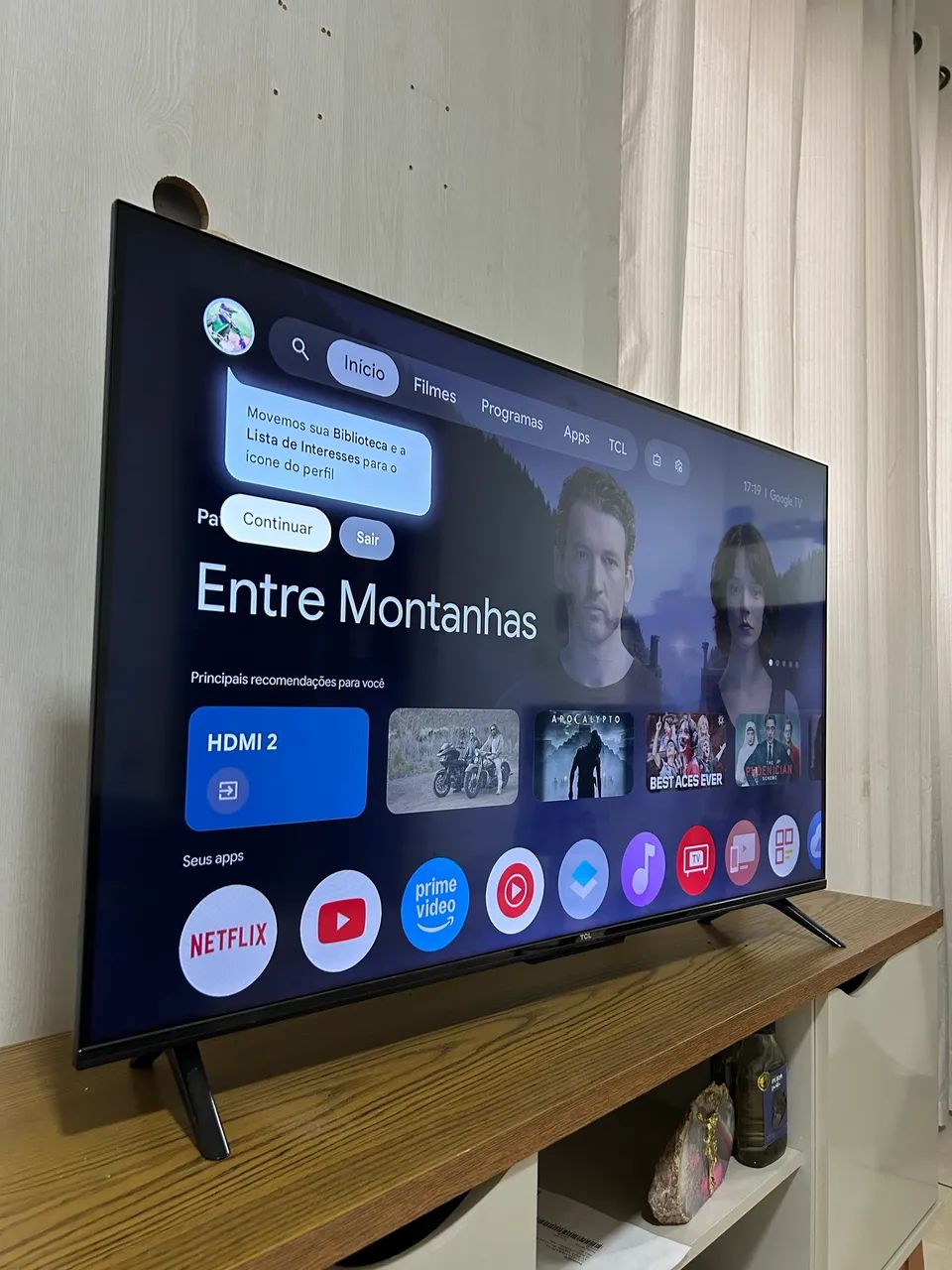 Vendo Smart TV TCL 43 Polegadas LED 4K UHD - Foto 5