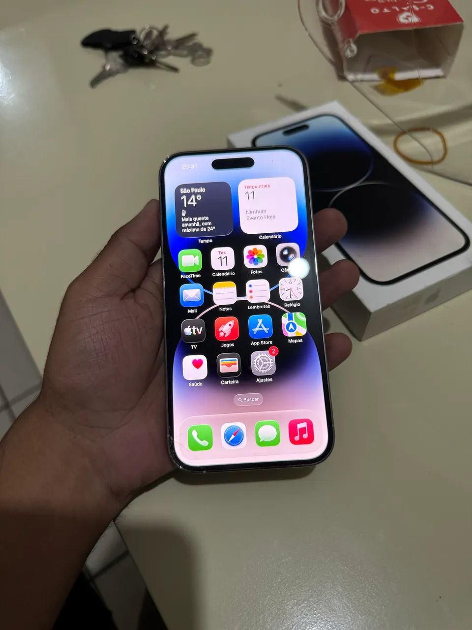 iPhone 14 Pro 128GB pequeno detalhe  - Foto 5
