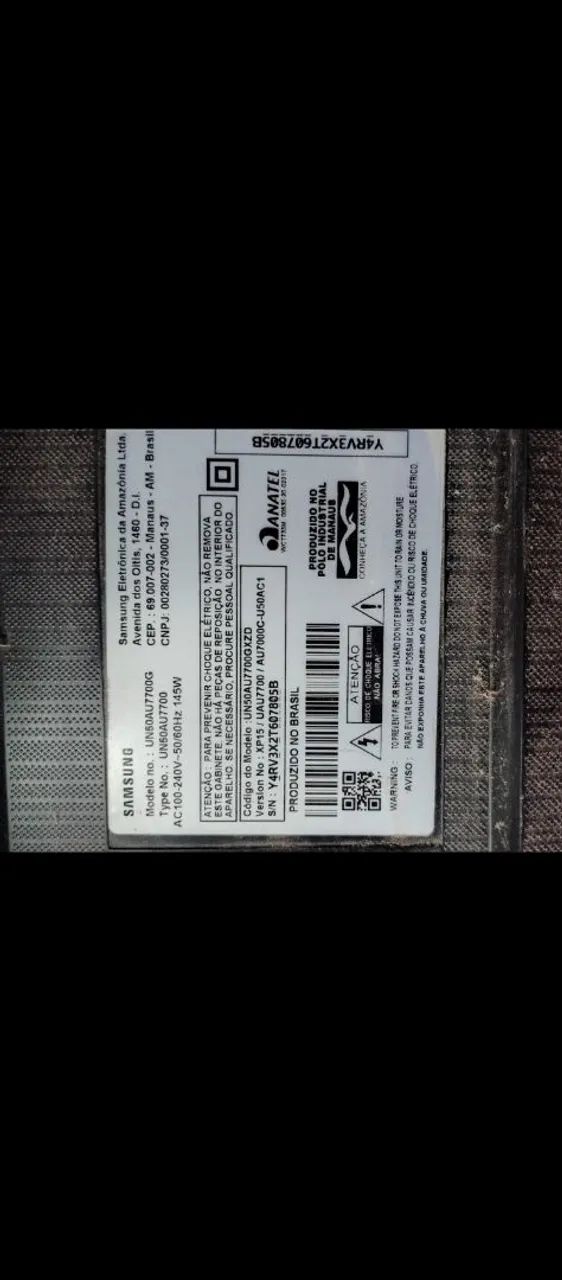 Vendo tv Samsung smart 50 polegadas com defeito display queimado leia crição do anúncio  - Foto 2