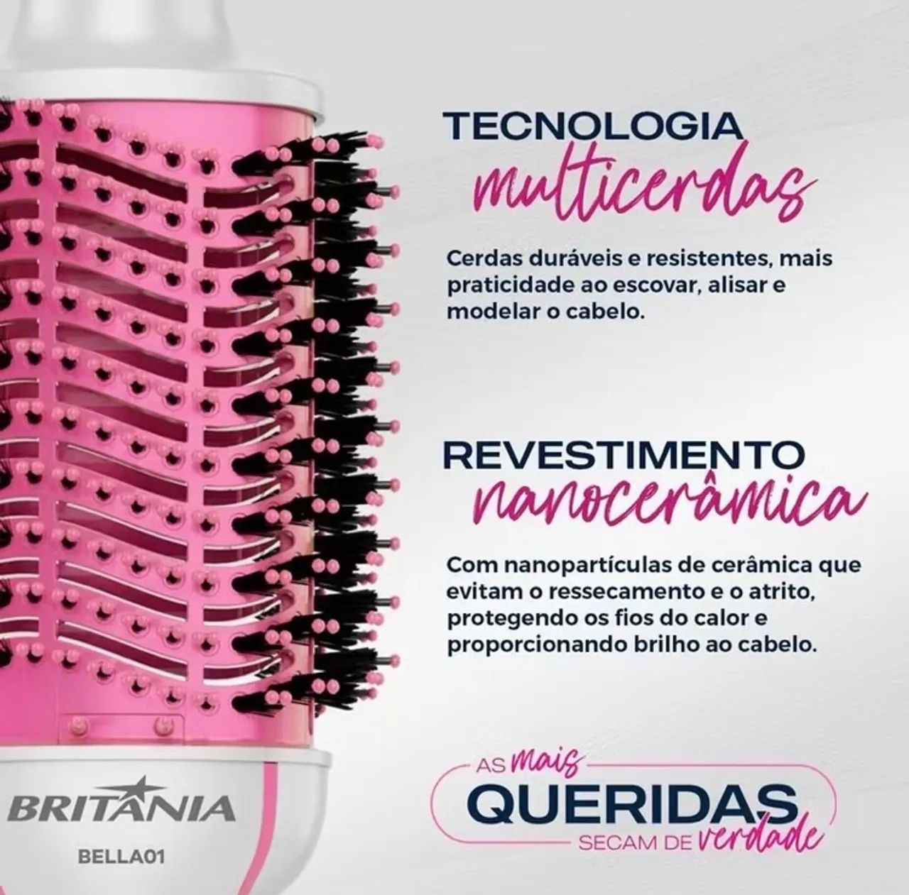 Escova secadora nova na caixa 