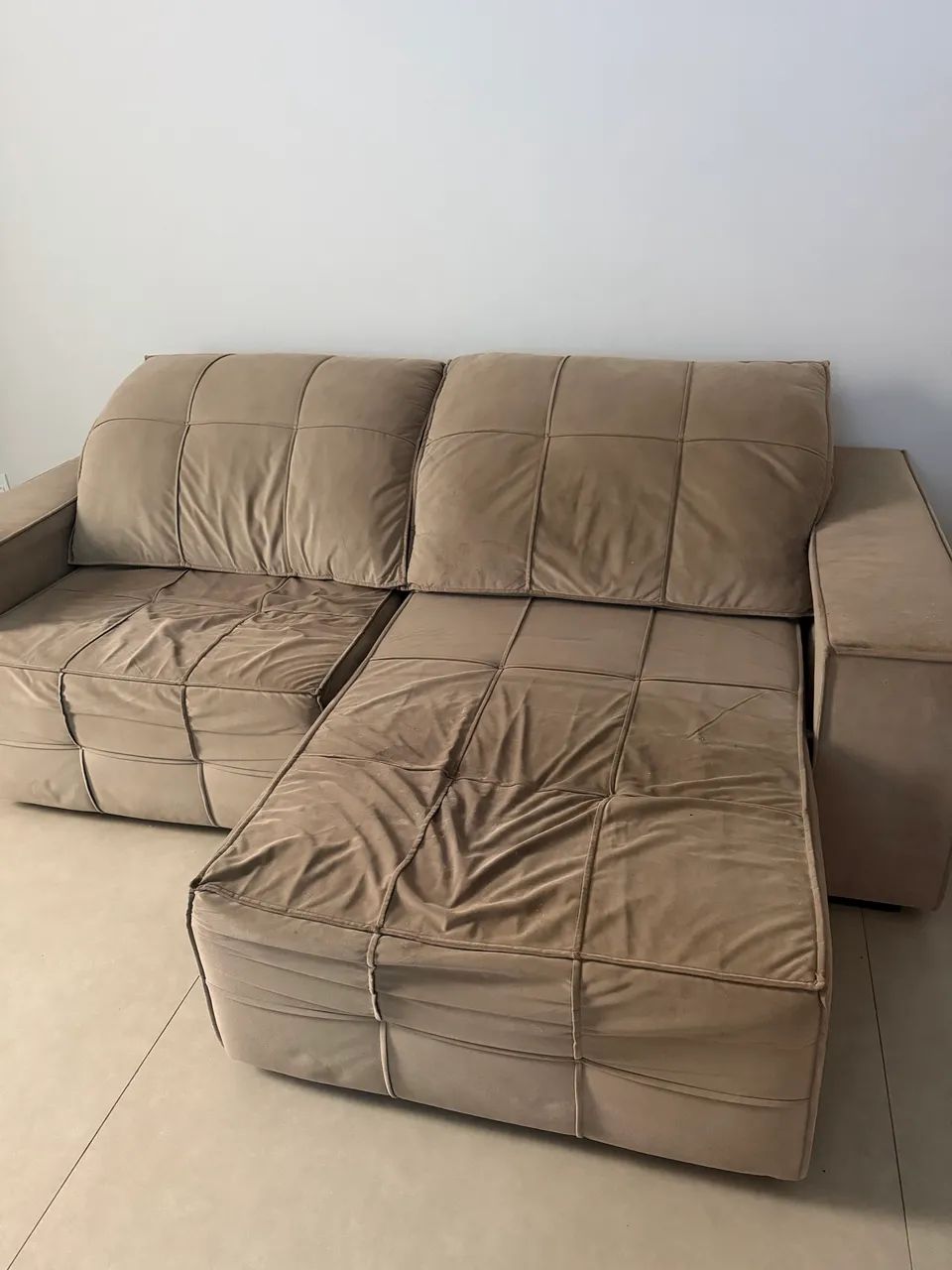 Sofá retrátil e reclinável 2,20 m 
