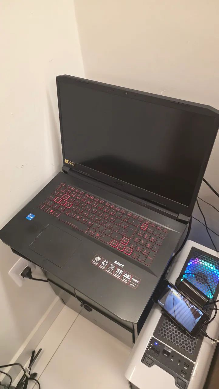 Acer Nitro 5 17 polegadas rtx 3050 16gb de ram ssd 512gb i5  - Foto 2