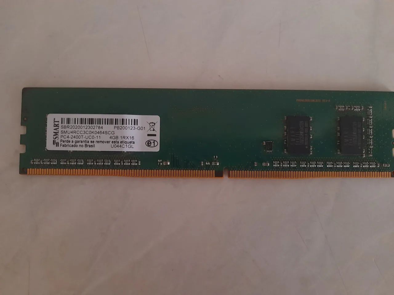 Memória RAM ddr4 4GB 4x4
