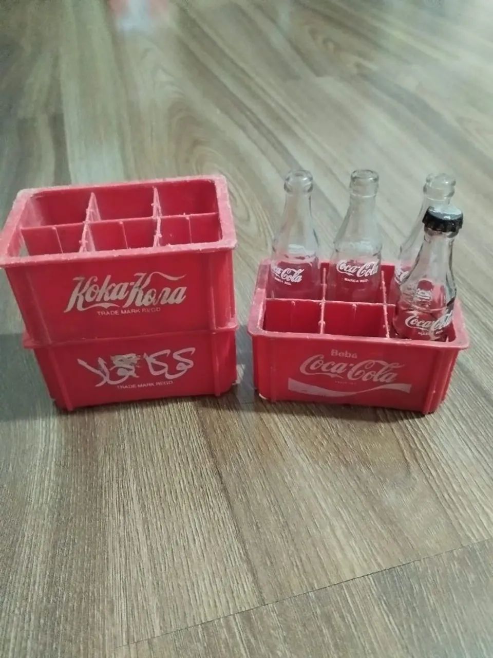 Lote com 3 mini engradados de Coca-Cola - Foto 3