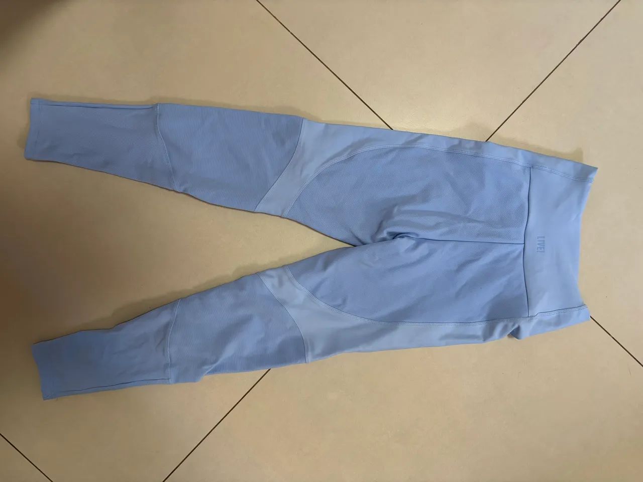 Calça live nova azul claro alta compressão 