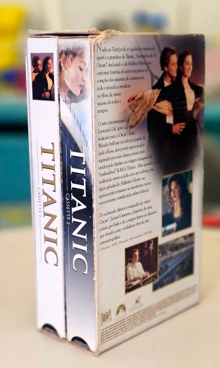 VHS Titanic - Ideal para a sua coleção.  - Foto 2