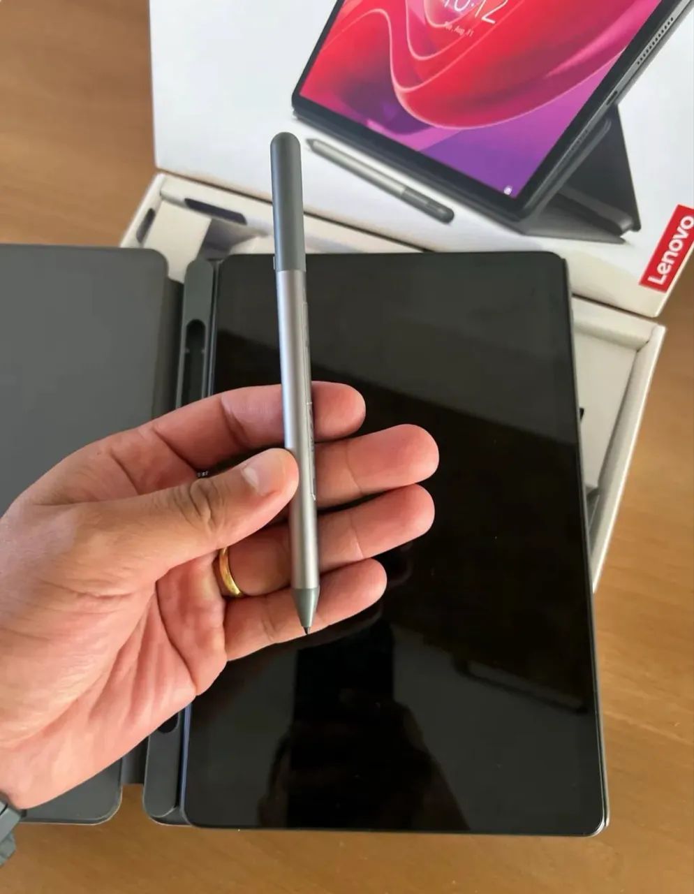 Tablet M11 com caneta e capa protetora - Foto 5