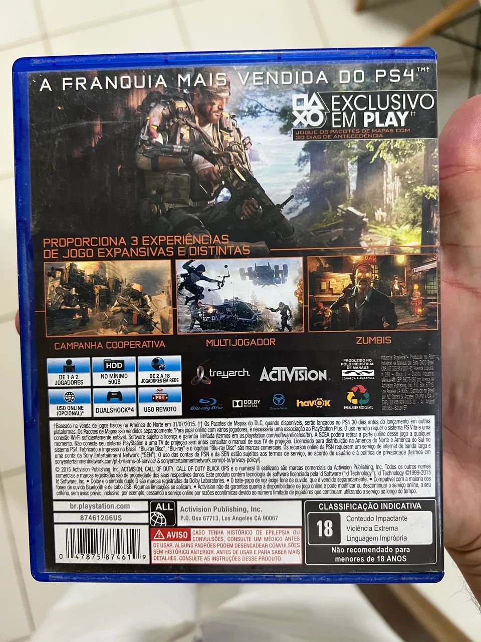 Jogo PS4 BO3 e Mortal Kombat - Foto 4