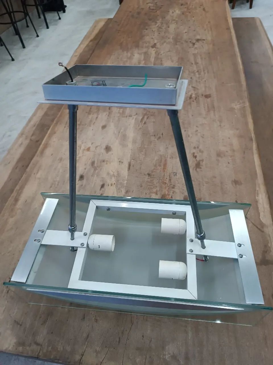 Lustre pendente vidro - Foto 2
