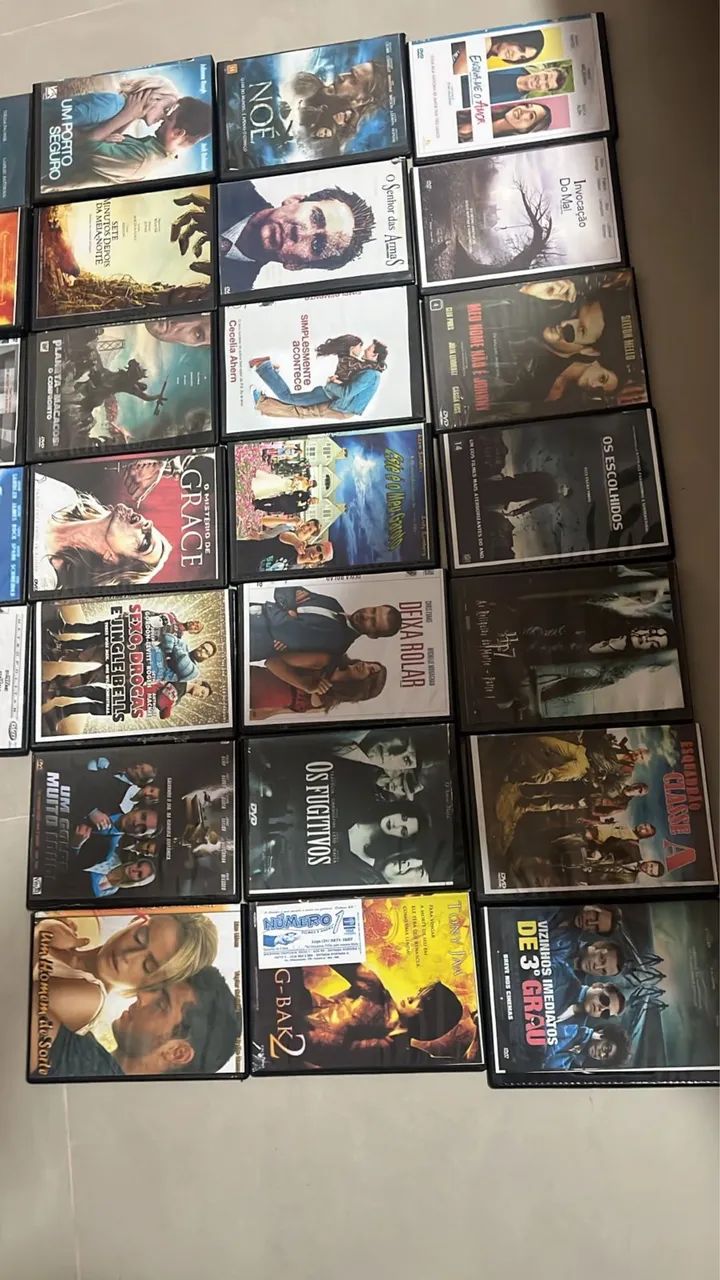DVD de séries e filmes 