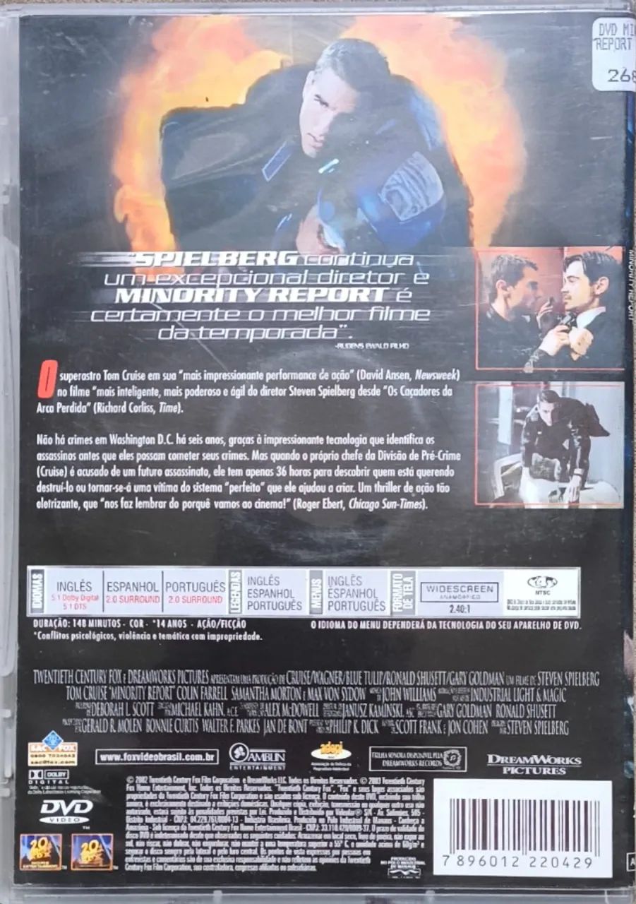 Minority Report DVD - Foto 2